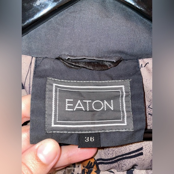 Vintage Eaton | Down Feather Parka Winter Jacket Unisex Style - Picture 3 of 14
